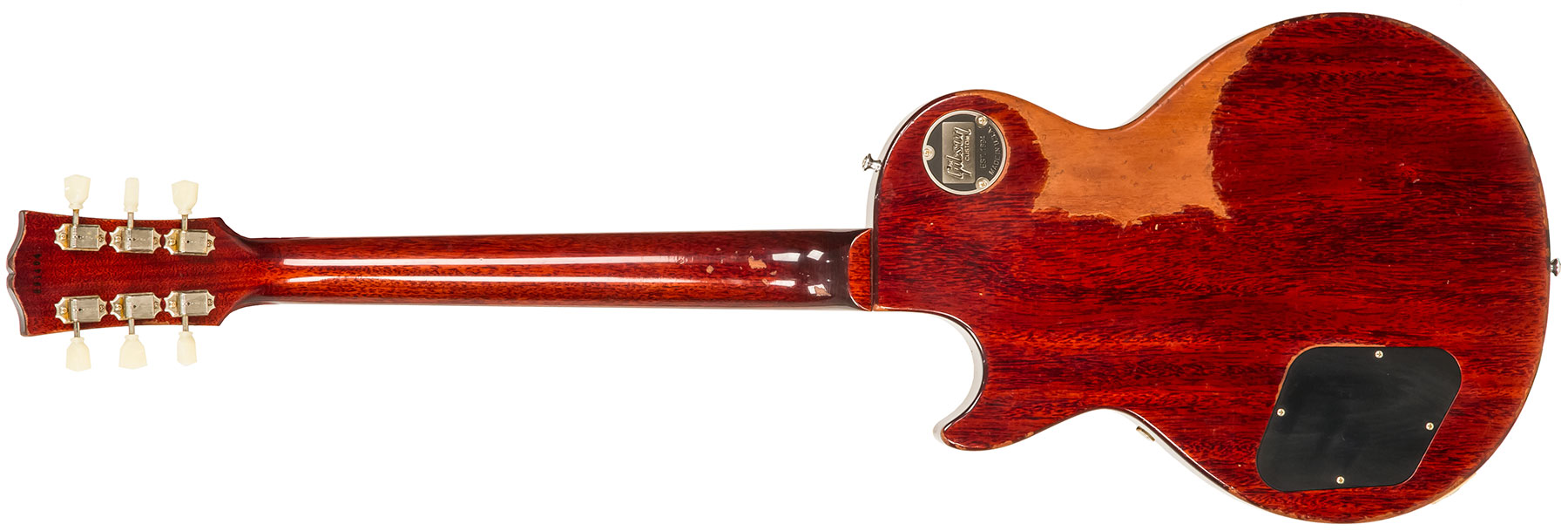 Gibson Custom Shop M2m Les Paul Standard 1958 2h Ht Rw - Heavy Aged '58 Burst - Guitare Électrique Single Cut - Variation 1