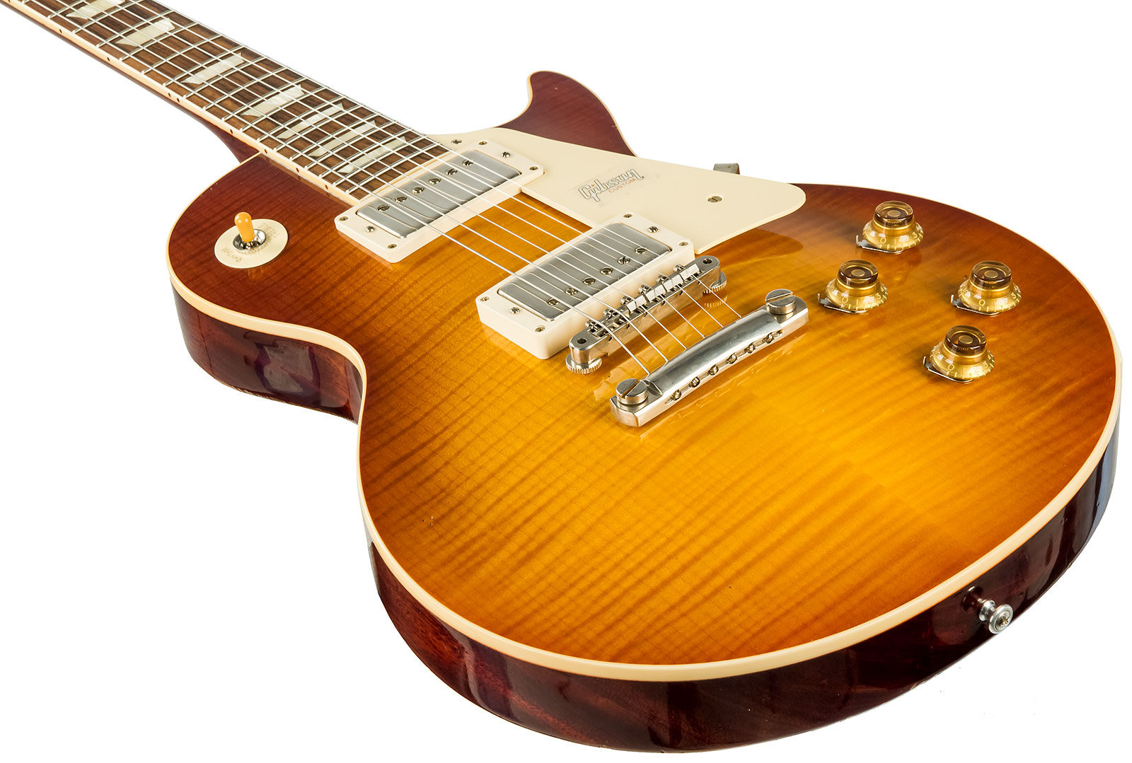 Gibson Custom Shop M2m Les Paul Standard 1958 2h Ht Rw #89886 - Aged Royal Teaburst - Guitare Électrique Single Cut - Variation 3