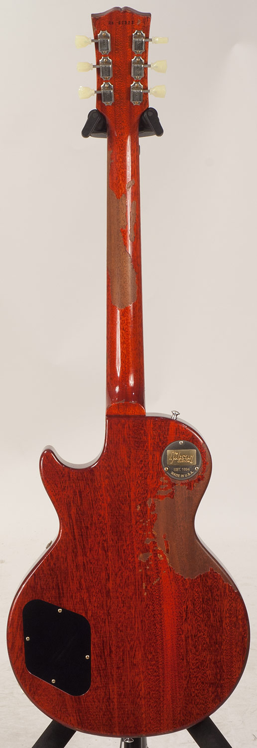 Gibson Custom Shop M2m Les Paul Standard 1958 2h Ht Rw #r862323 - Aged Kindred Burst Fade - Guitare Électrique Single Cut - Variation 1