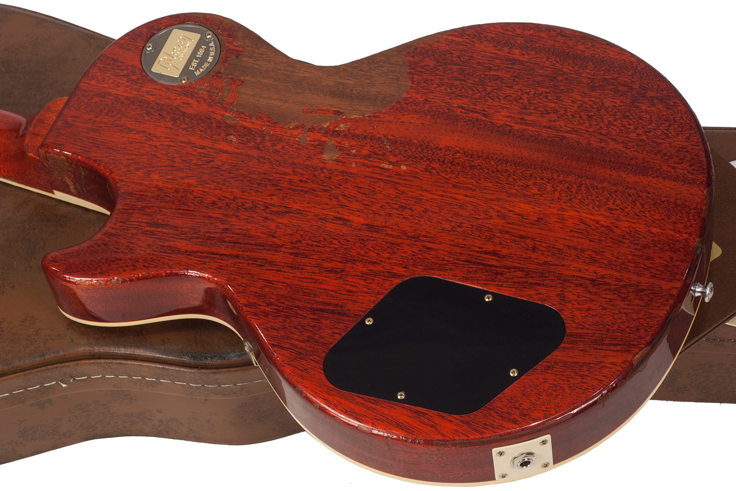 Gibson Custom Shop M2m Les Paul Standard 1958 2h Ht Rw #r862323 - Aged Kindred Burst Fade - Guitare Électrique Single Cut - Variation 4
