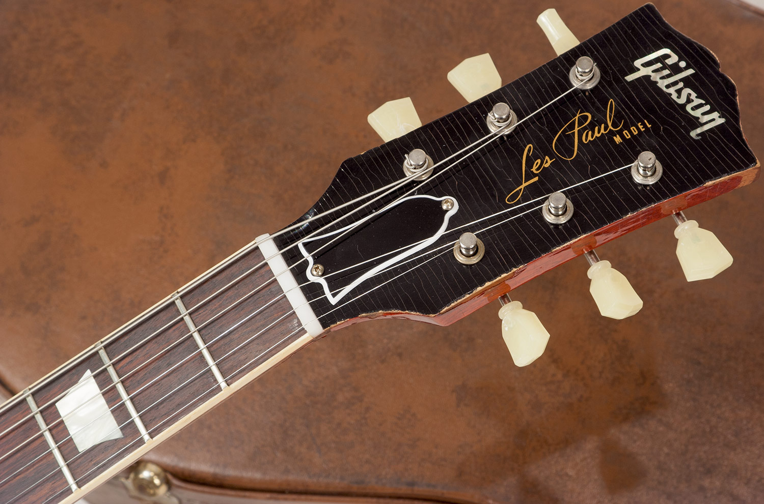Gibson Custom Shop M2m Les Paul Standard 1958 2h Ht Rw #r862323 - Aged Kindred Burst Fade - Guitare Électrique Single Cut - Variation 5