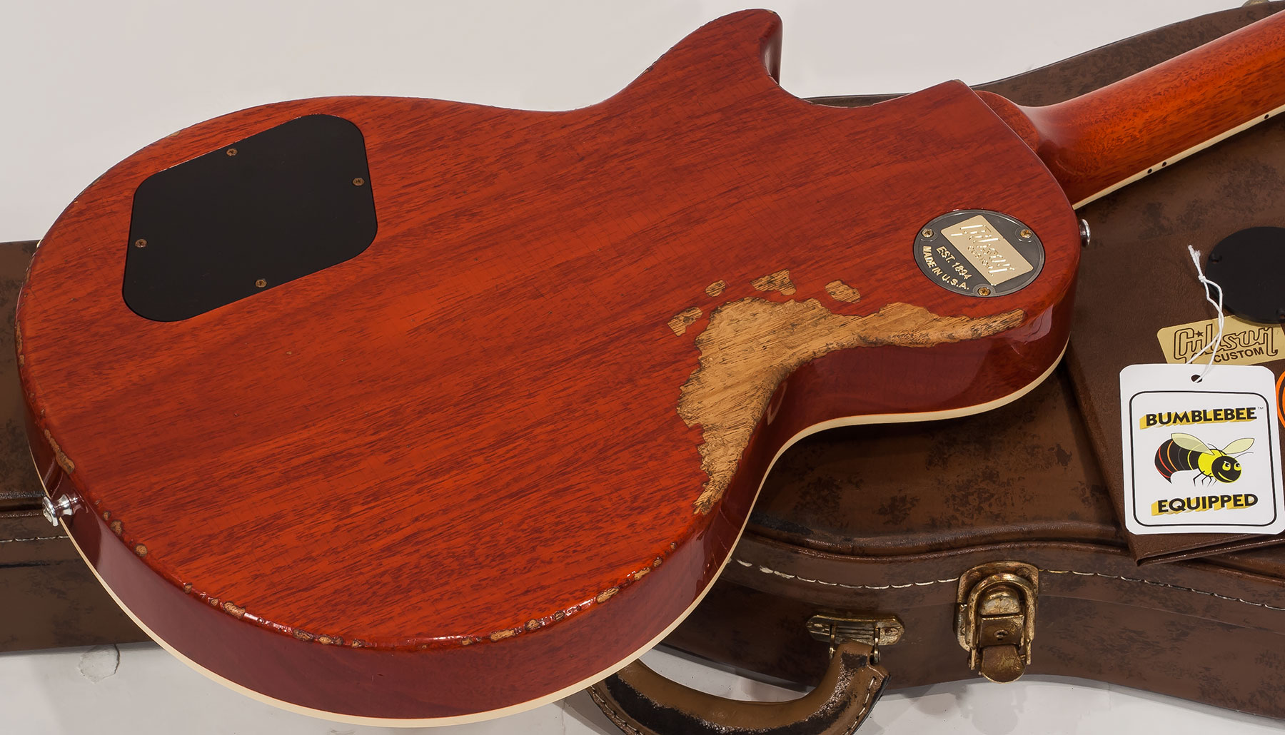 Gibson Custom Shop M2m Les Paul Standard 1959 2h Ht Rw #982197 - Heavy Aged Iced Tea - Guitare Électrique Single Cut - Variation 4