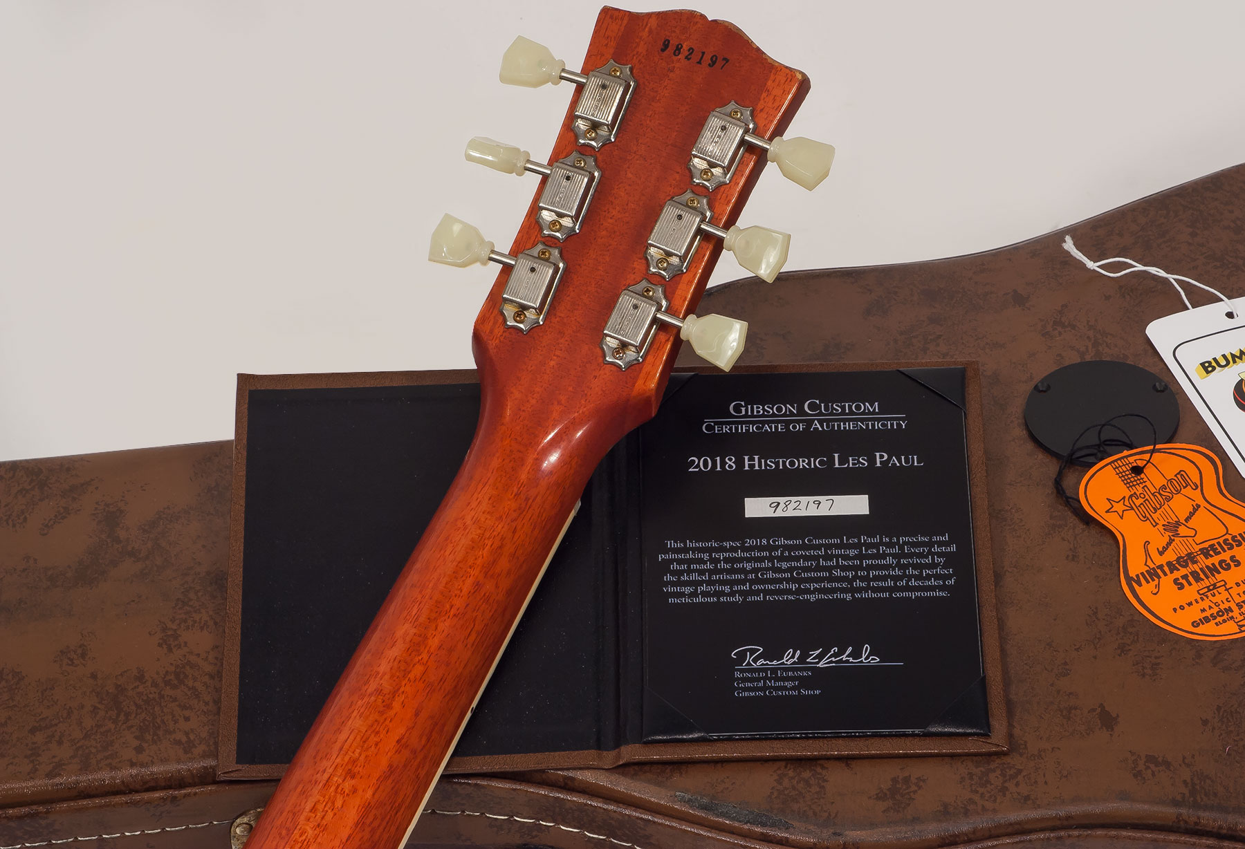 Gibson Custom Shop M2m Les Paul Standard 1959 2h Ht Rw #982197 - Heavy Aged Iced Tea - Guitare Électrique Single Cut - Variation 5