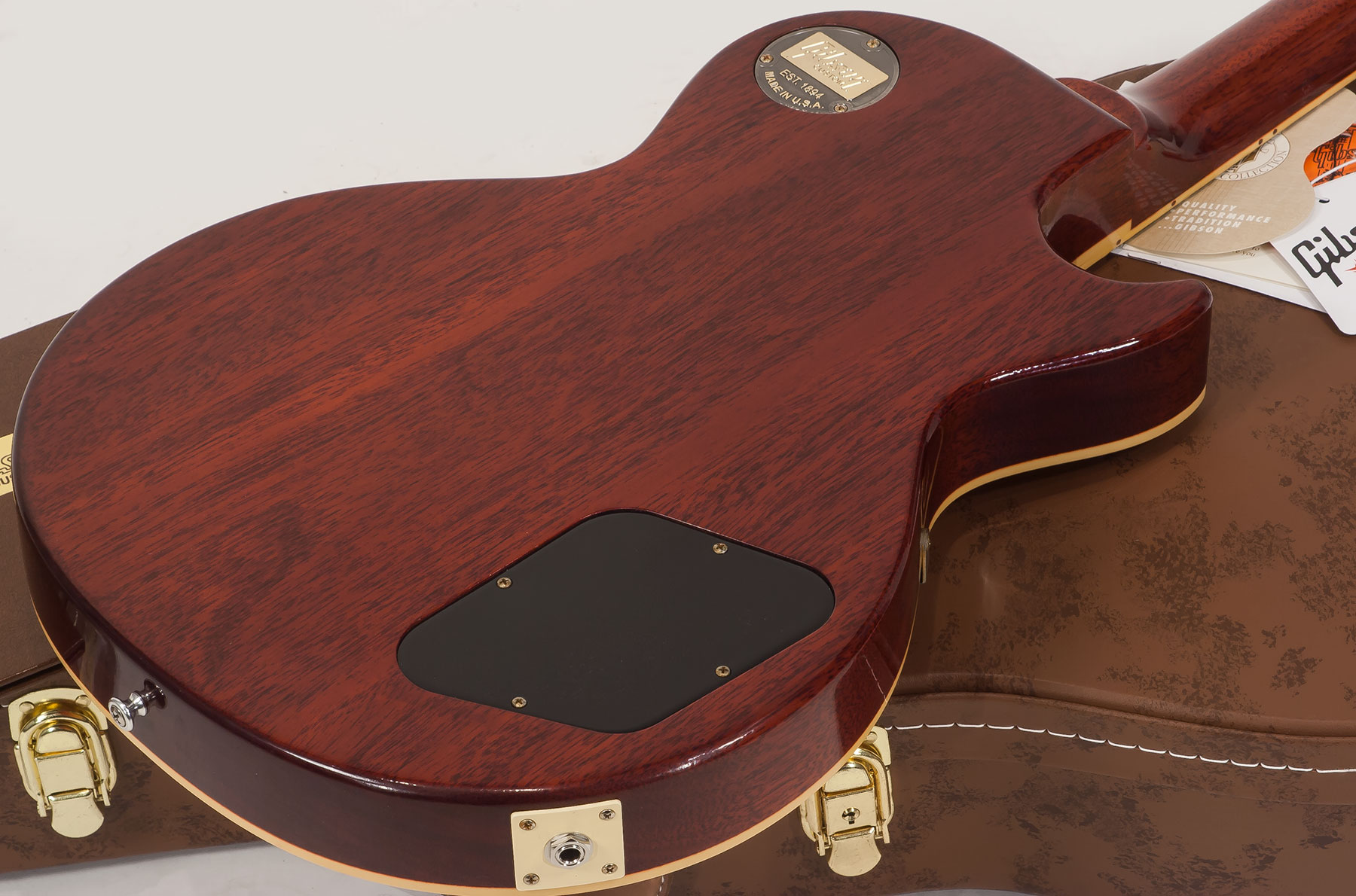 Gibson Custom Shop M2m Les Paul Standard 1959 Lh Gaucher Ltd 2h Ht Rw #971610 - Vos Washed Cherry - Guitare Électrique Gaucher - Variation 5