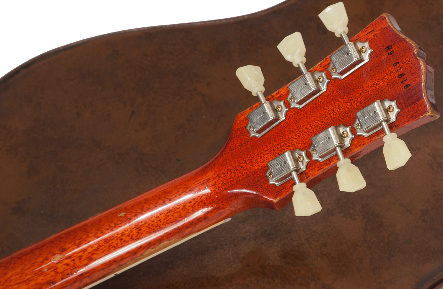 Gibson Custom Shop M2m Les Paul Standard 1959 2h Ht Rw #r961618 - Aged Sunrise Teaburst - Guitare Électrique Single Cut - Variation 5