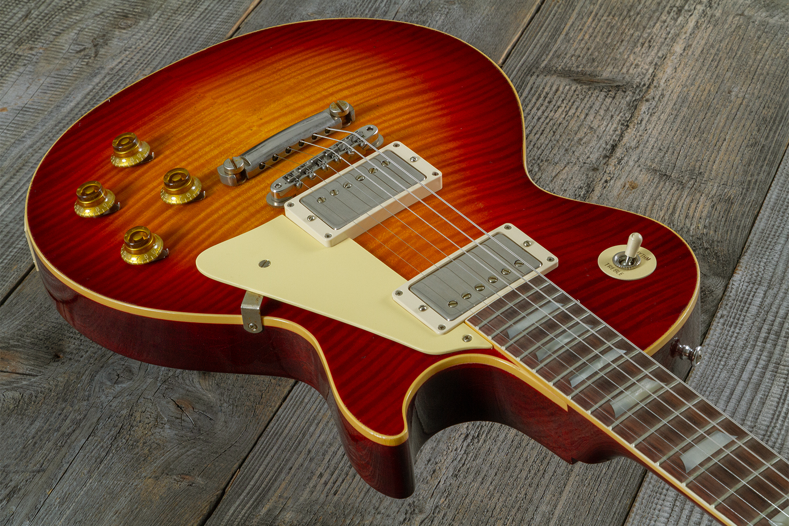 Gibson Custom Shop M2m Les Paul Standard 1959 Reissue 2h Ht Rw #934249 - Murphy Lab Light Aged Factory Burst - Guitare Électrique Single Cut - Variati