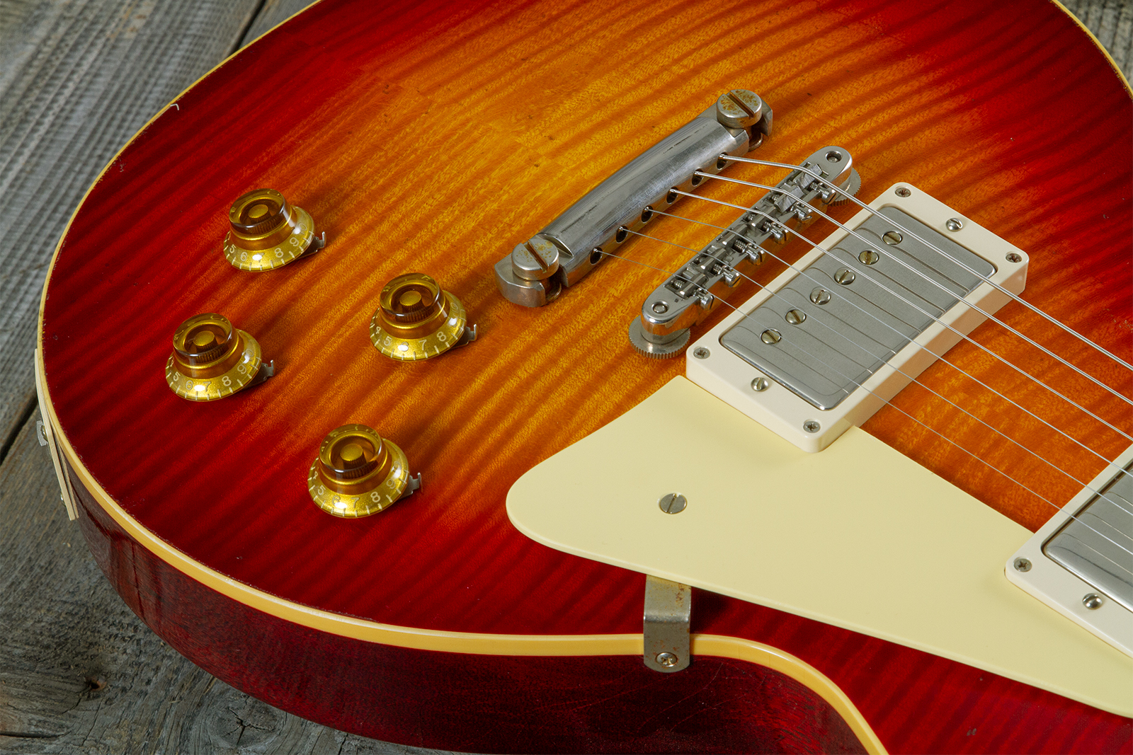 Gibson Custom Shop M2m Les Paul Standard 1959 Reissue 2h Ht Rw #934249 - Murphy Lab Light Aged Factory Burst - Guitare Électrique Single Cut - Variati