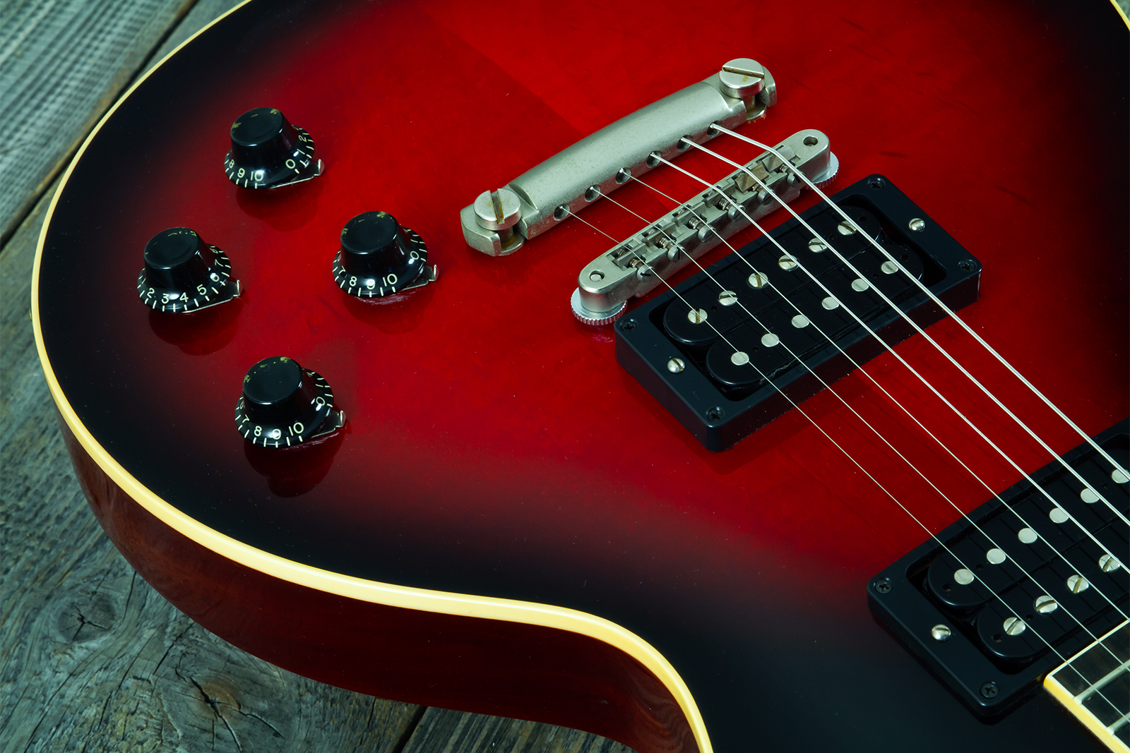 Gibson Custom Shop M2m Slash Les Paul 1958 Standard Proto #2 - Vos Vermillion Burst - Guitare Électrique Single Cut - Variation 13