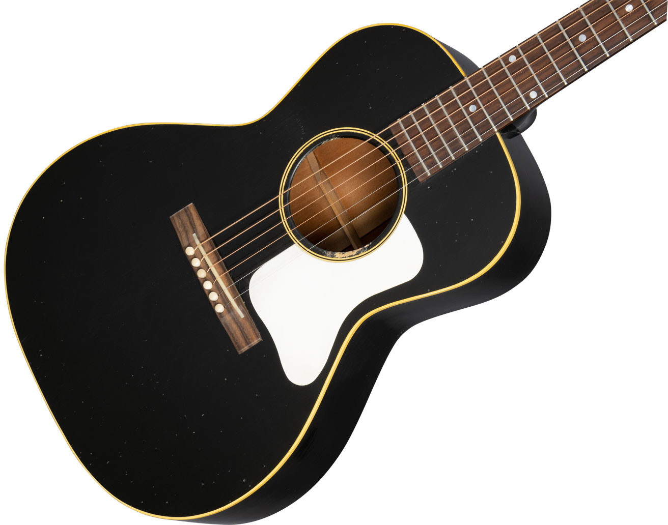 Gibson Custom Shop Murphy Lab L-00 1933 Parlor Epicea Acajou Eb - Ebony Light Aged - Guitare Folk - Variation 3