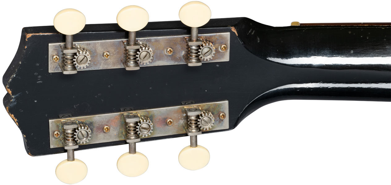 Gibson Custom Shop Murphy Lab L-00 1933 Parlor Epicea Acajou Eb - Ebony Light Aged - Guitare Folk - Variation 4