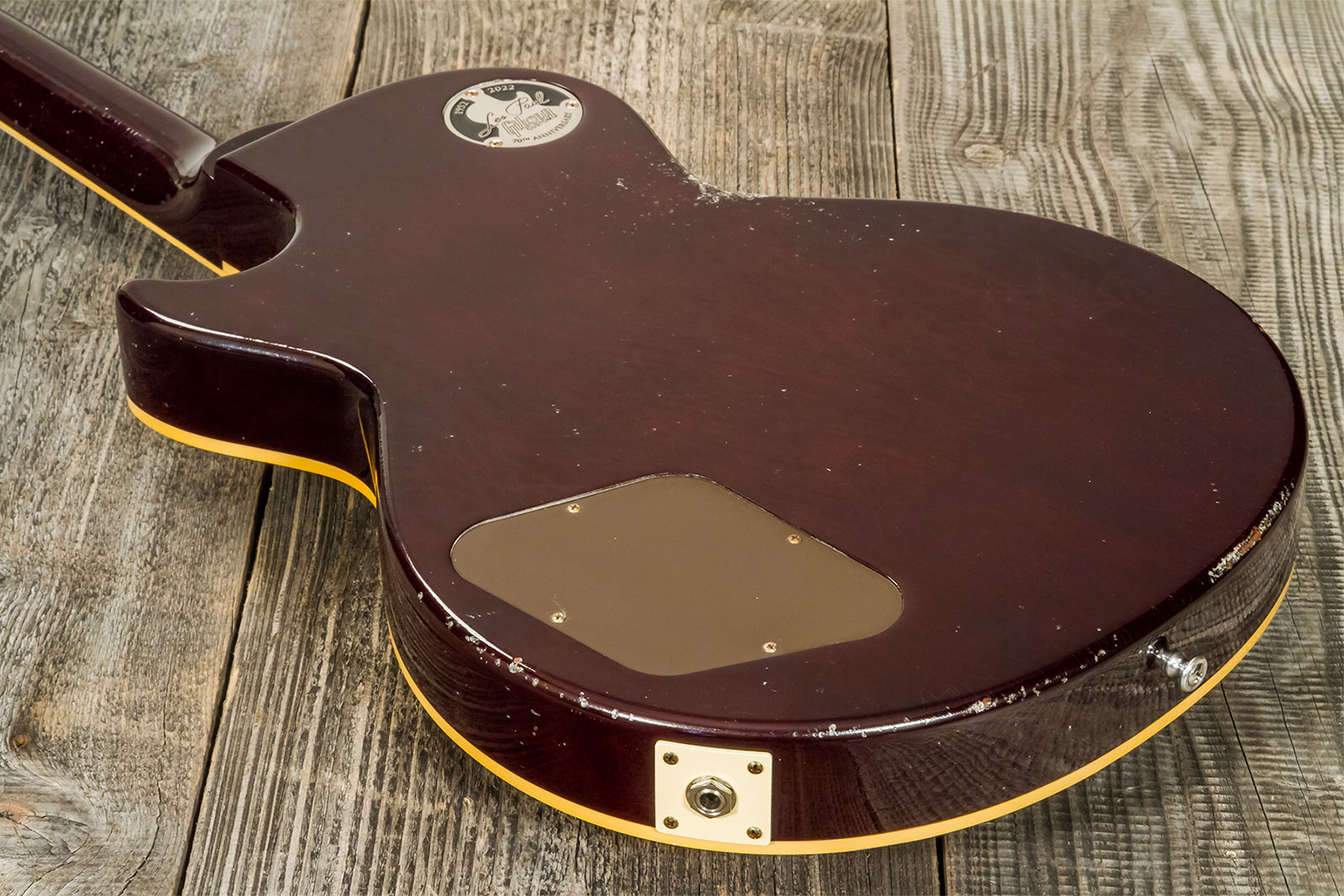 Gibson Custom Shop Murphy Lab Les Paul Goldtop 1957 Reissue 2h Ht Rw #721287 - Light Aged Double Gold With Dark Back - Guitare Électrique Single Cut -