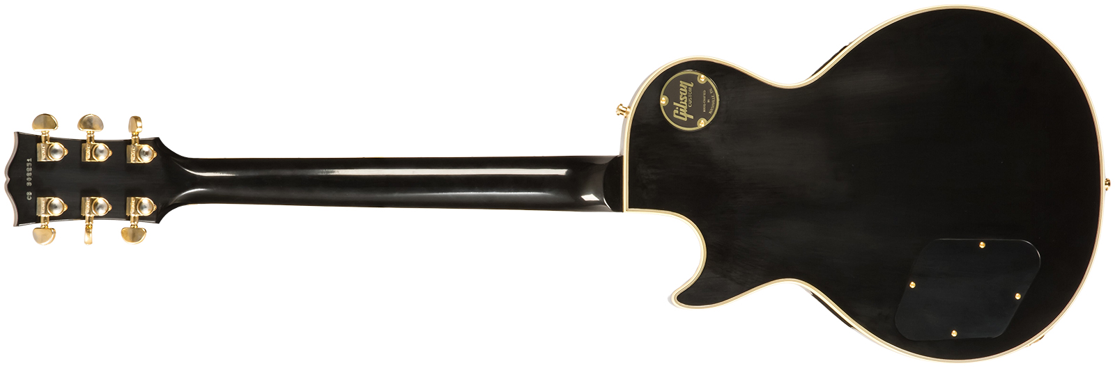 Gibson Custom Shop Peter Frampton Les Paul Custom Phenix Signature 3h Ht Eb - Vos Ebony - Guitare Électrique Single Cut - Variation 4