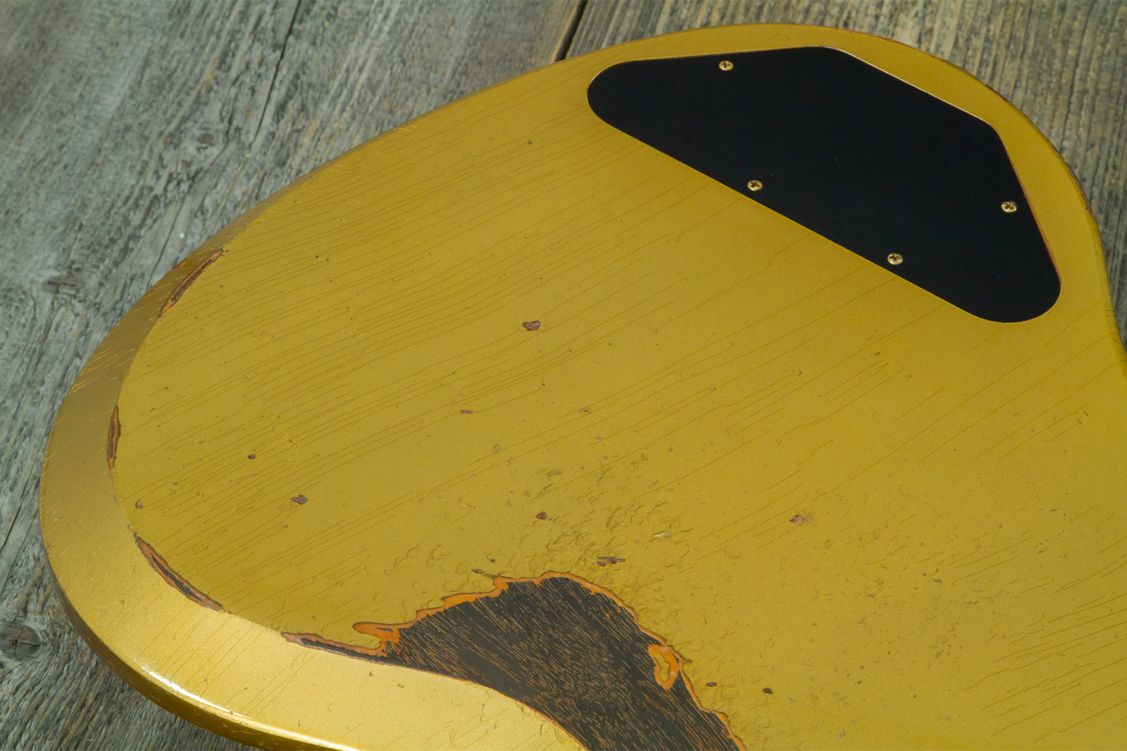 Gibson Custom Shop Sg Standard 1961 Reissue 2h Ht Rw #500881 - Murphy Lab Ultra Heavy Aged Double Gold - Guitare Électrique Double Cut - Variation 11