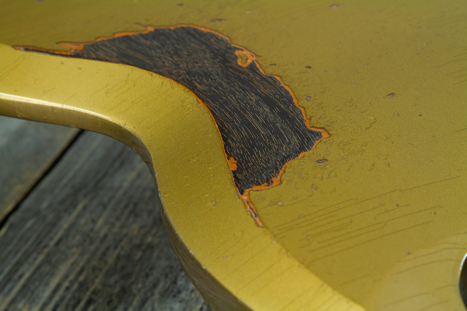 Gibson Custom Shop Sg Standard 1961 Reissue 2h Ht Rw #500881 - Murphy Lab Ultra Heavy Aged Double Gold - Guitare Électrique Double Cut - Variation 12