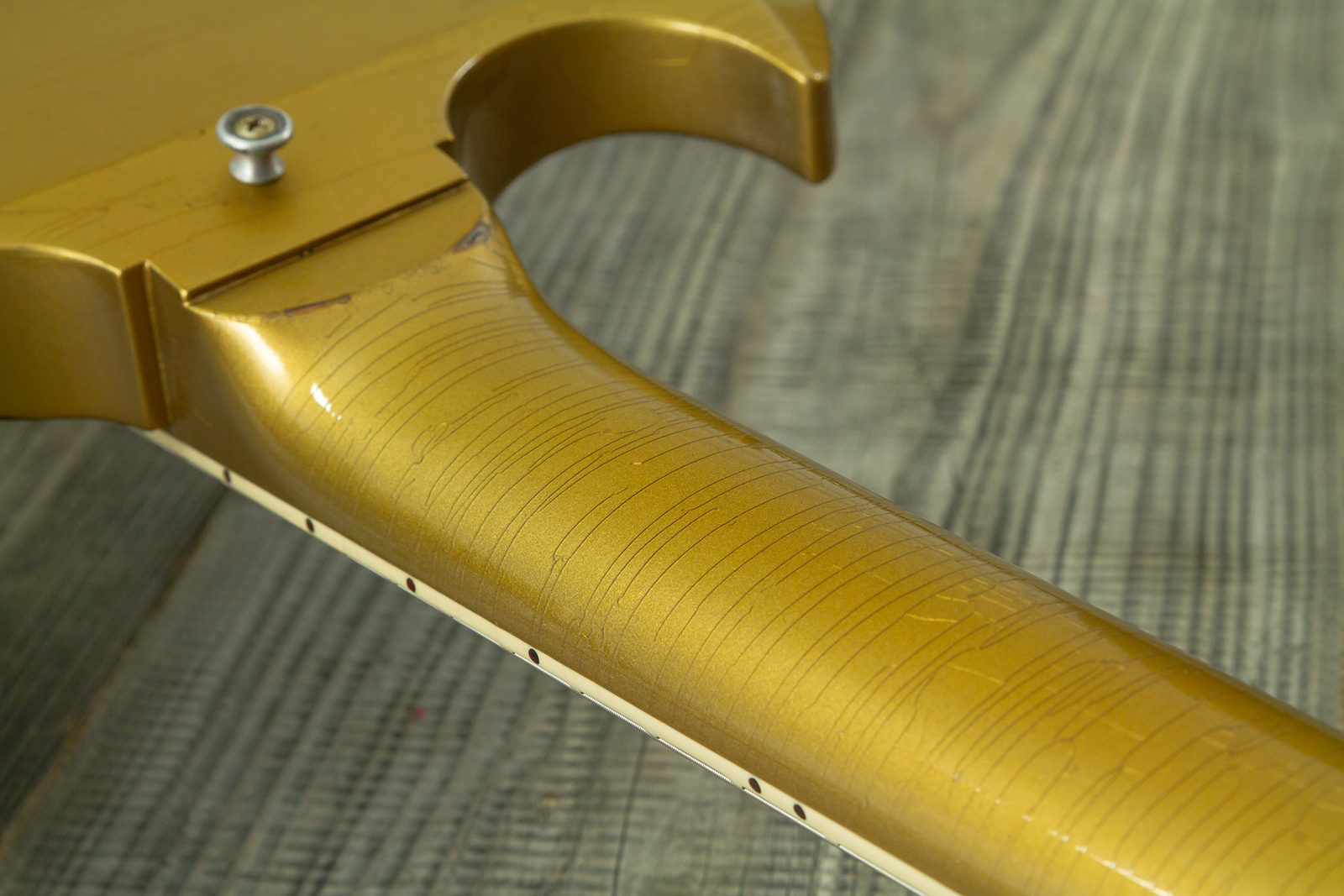 Gibson Custom Shop Sg Standard 1961 Reissue 2h Ht Rw #500881 - Murphy Lab Ultra Heavy Aged Double Gold - Guitare Électrique Double Cut - Variation 13