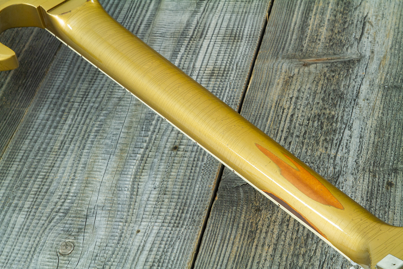 Gibson Custom Shop Sg Standard 1961 Reissue 2h Ht Rw #500881 - Murphy Lab Ultra Heavy Aged Double Gold - Guitare Électrique Double Cut - Variation 14