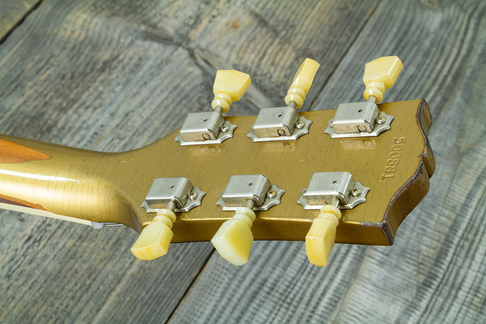 Gibson Custom Shop Sg Standard 1961 Reissue 2h Ht Rw #500881 - Murphy Lab Ultra Heavy Aged Double Gold - Guitare Électrique Double Cut - Variation 15