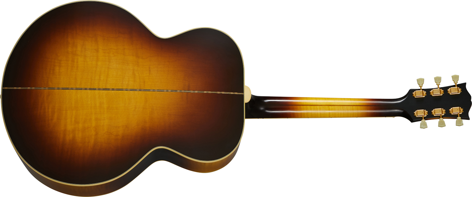 Gibson Custom Shop Sj-200 1957 Super Jumbo Epicea Erable Rw - Vos Vintage Sunburst - Guitare Acoustique - Variation 1