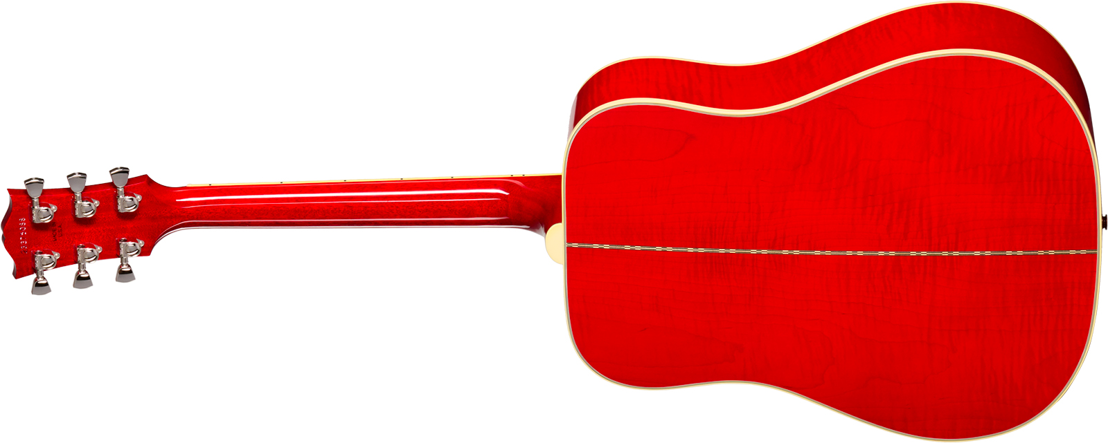 Gibson Dove Original (baggs Hifi Dna) Dreadnought Epicea Erable Rw - Vintage Cherry Sunburst - Guitare Folk - Variation 1