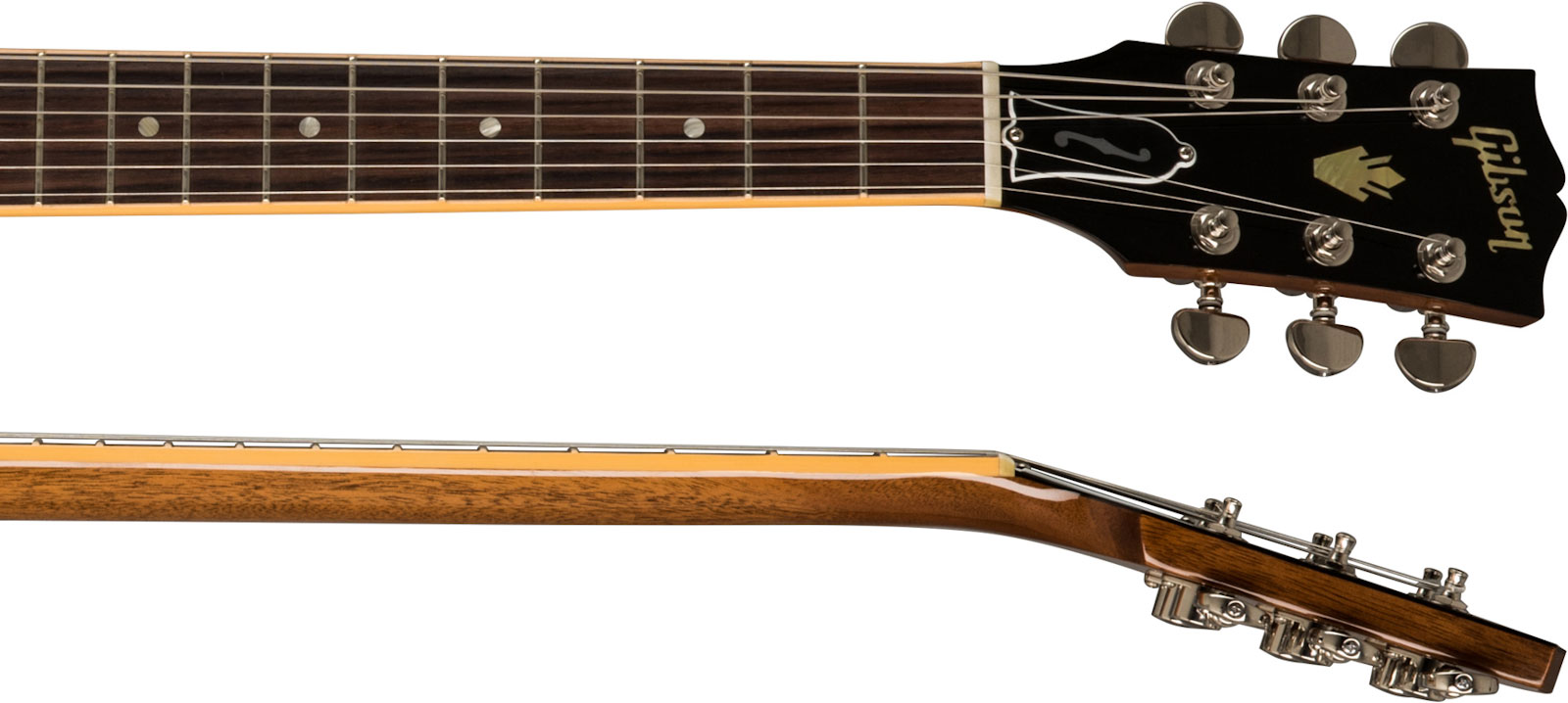 Gibson Es-335 Dot 2019 Hh Ht Rw - Dark Natural - Guitare Électrique 1/2 Caisse - Variation 3