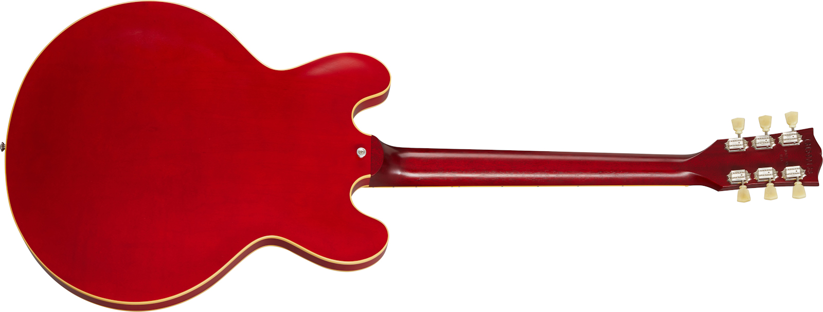 Gibson Es-335 Satin Modern 2020 2h Ht Rw - Satin Cherry - Guitare Électrique 1/2 Caisse - Variation 1