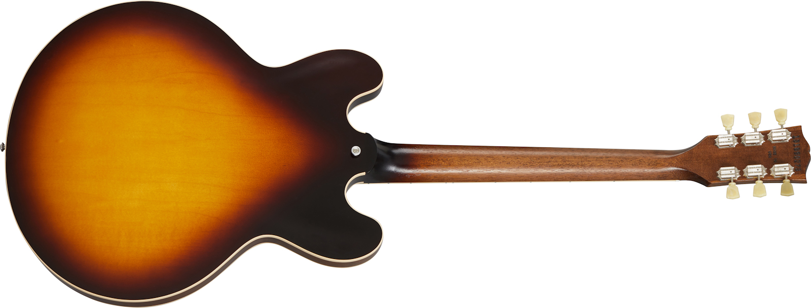 Gibson Es-335 Satin Modern 2020 2h Ht Rw - Satin Vintage Sunburst - Guitare Électrique 1/2 Caisse - Variation 1