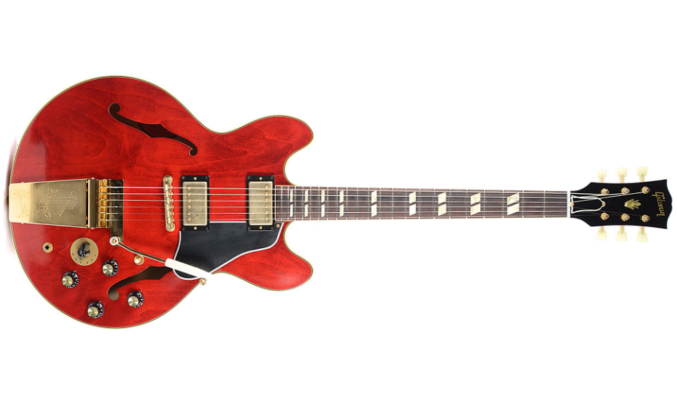 Gibson Es-345tdc 1964 Maestro 2016 - Vos, Sixties Cherry - Guitare Électrique 1/2 Caisse - Variation 1