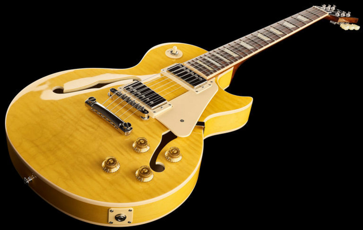 Gibson Es-les Paul 2016 - Trans Amber - Guitare Électrique 1/2 Caisse - Variation 1