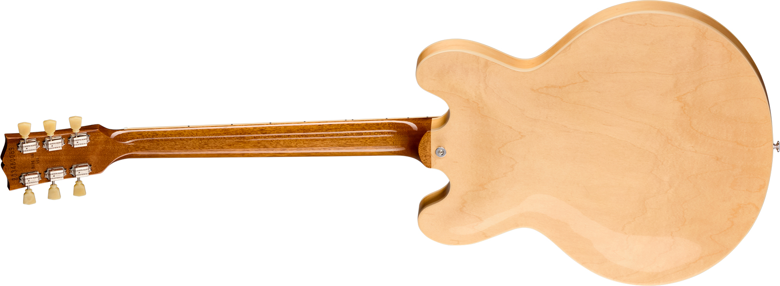 Gibson Es335 50s Usa 2h Ht Rw - Vintage Natural - Guitare Électrique 1/2 Caisse - Variation 1