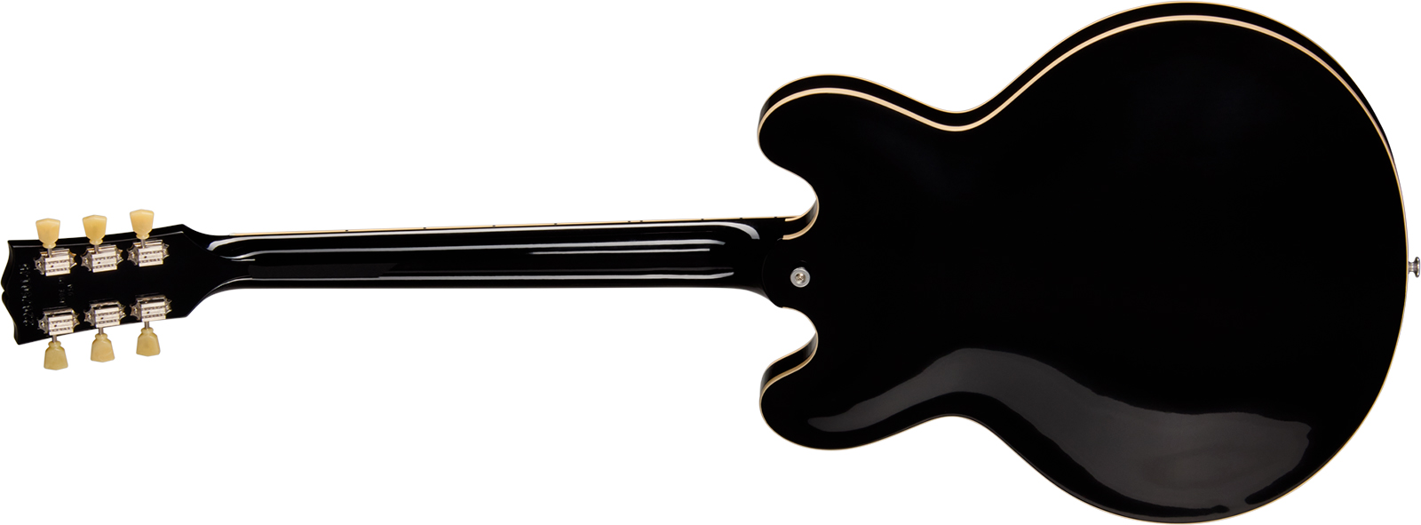 Gibson Es335 50s Usa 2h Ht Rw - Ebony - Guitare Électrique 1/2 Caisse - Variation 1