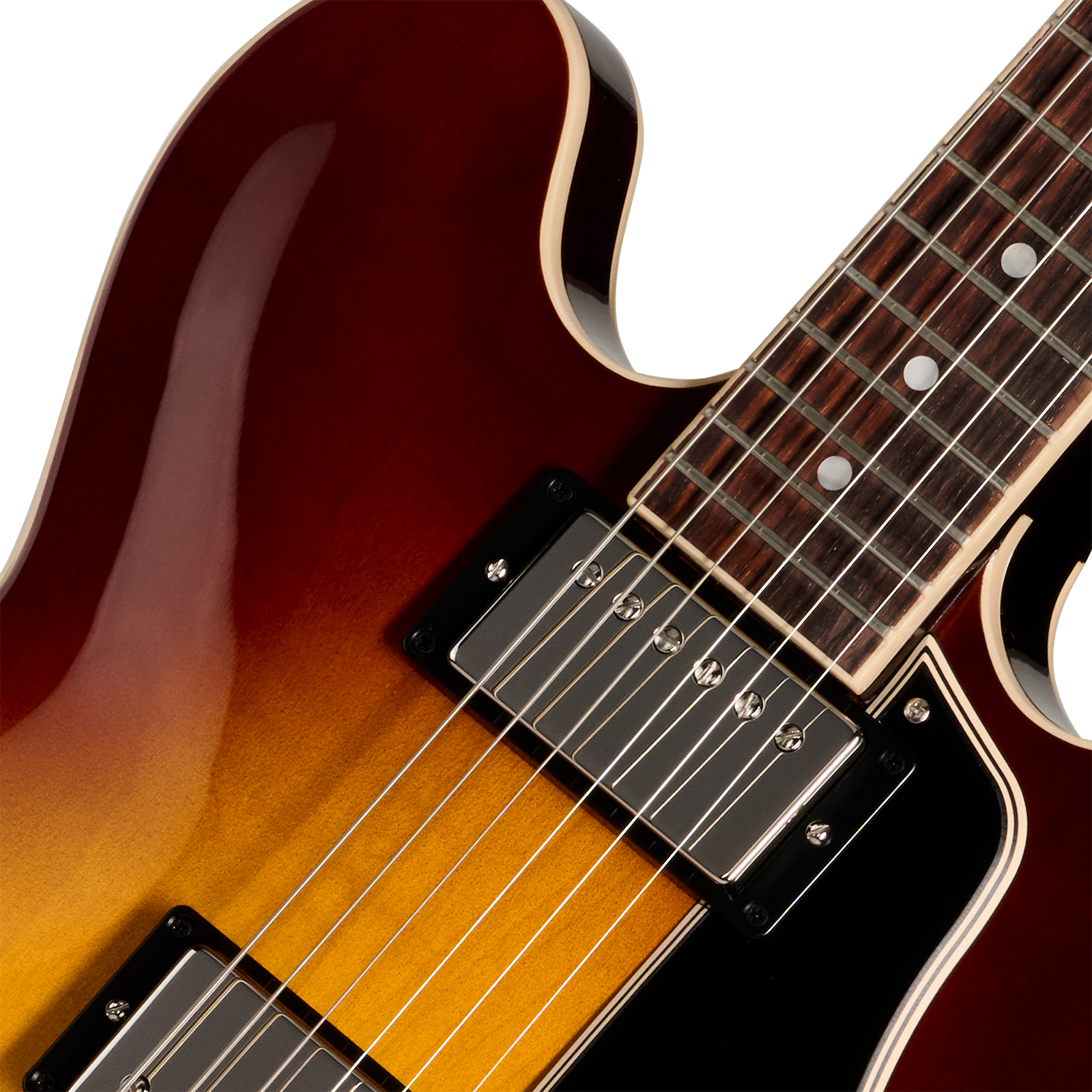 Gibson Es335 50s Usa 2h Ht Rw - Vintage Tobacco Burst - Guitare Électrique 1/2 Caisse - Variation 2
