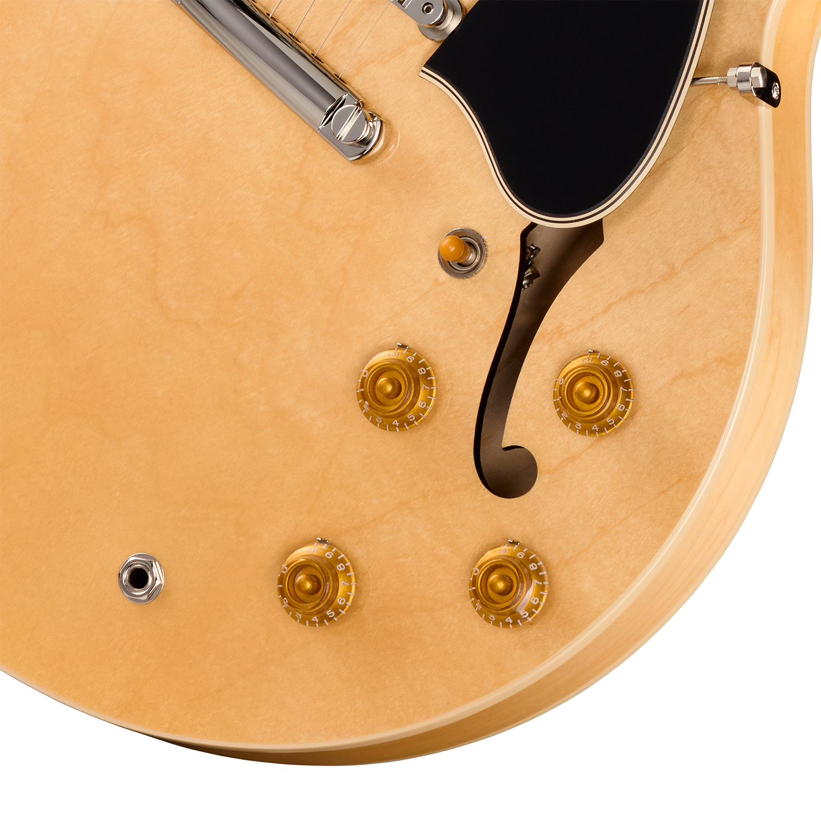 Gibson Es335 50s Usa 2h Ht Rw - Vintage Natural - Guitare Électrique 1/2 Caisse - Variation 3