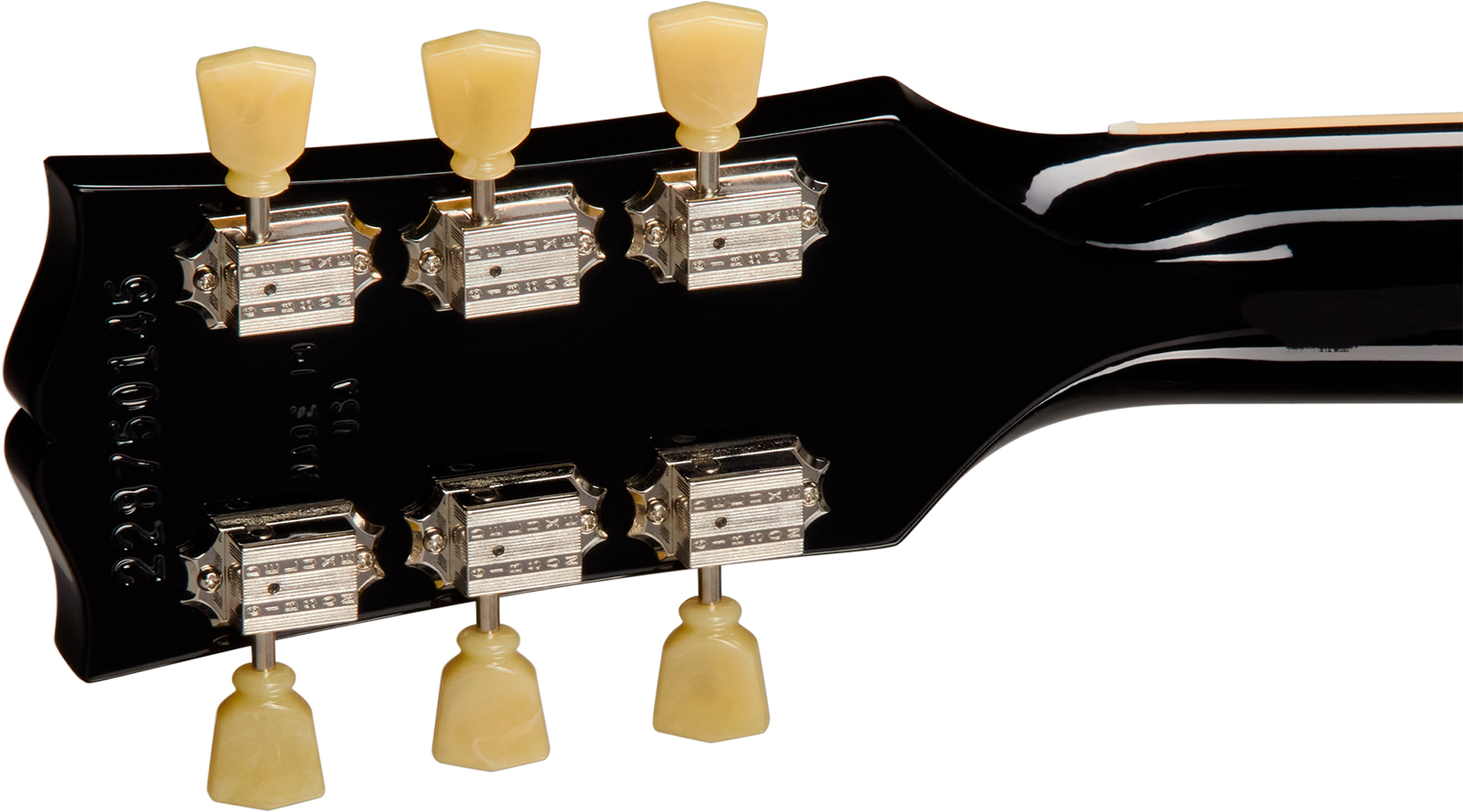 Gibson Es335 50s Usa 2h Ht Rw - Ebony - Guitare Électrique 1/2 Caisse - Variation 5
