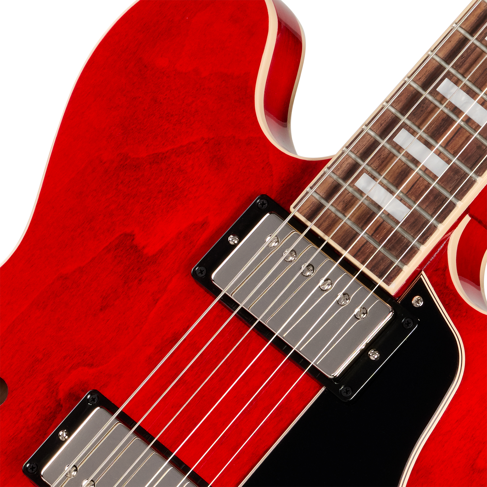 Gibson Es335 60s Usa 2h Ht Rw - Sixties Cherry - Guitare Électrique 1/2 Caisse - Variation 2