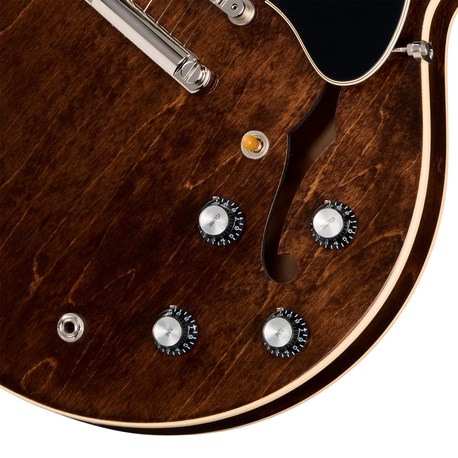 Gibson Es335 60s Usa 2h Ht Rw - Dark Walnut - Guitare Électrique 1/2 Caisse - Variation 3