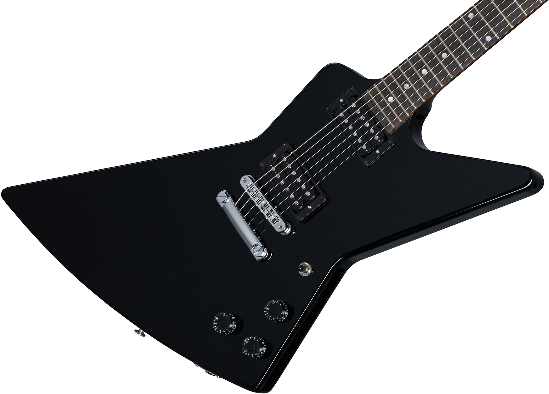 Gibson Explorer 80s 2h Ht Rw - Ebony - Guitare Électrique MÉtal - Variation 3