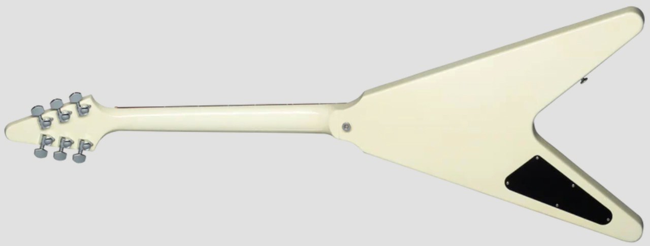 Gibson Flying V 80s 2h Ht Rw - Classic White - Guitare Électrique RÉtro Rock - Variation 1