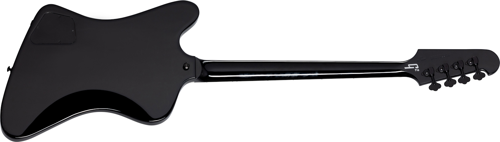 Gibson Gene Simmons Thunderbird G2 Signature Eb - Ebony - Basse Électrique Solid Body - Variation 1