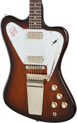 Guitare électrique rétro rock Gibson Custom Shop 1965 Non-Reverse Firebird V w/ Vibrola - Vos vintage sunburst