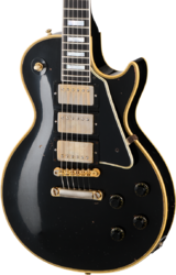 Guitare électrique single cut Gibson Custom Shop Eric Clapton 1958 Les Paul Custom #EC027 - Murphy lab ebony