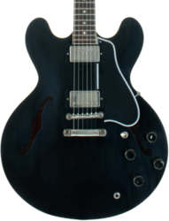 Guitare électrique 1/2 caisse Gibson Custom Shop Historic 1959 ES-335 Reissue - Vos ebony