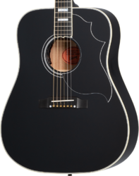 Guitare electro acoustique Gibson Custom Shop Hummingbird Custom - ebony