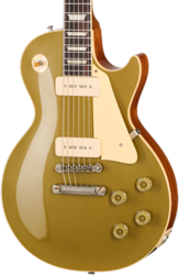 Guitare électrique single cut Gibson Custom Shop 1955 NAMM Show Commemorative Les Paul Ltd - Murphy Lab Light Aged Nugget Gold