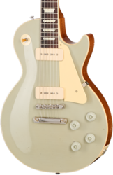 Guitare électrique single cut Gibson Custom Shop 1955 NAMM Show Commemorative Les Paul Ltd - Murphy Lab Light Aged Platinium