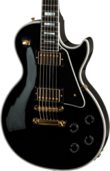 Guitare électrique single cut Gibson Custom Shop Les Paul Custom - Ebony