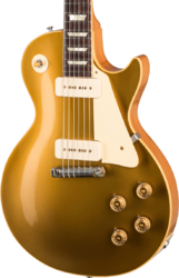 Guitare électrique single cut Gibson Custom Shop 1954 Les Paul Goldtop Reissue - Vos double gold