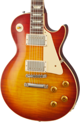 Guitare électrique single cut Gibson Custom Shop 1959 Les Paul Standard Reissue 2020 - Vos washed cherry sunburst