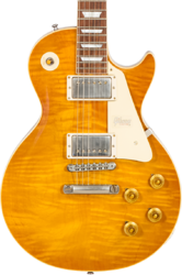 Guitare électrique single cut Gibson Custom Shop Burstdriver Les Paul Standard - Vos amber ale