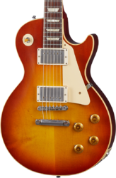 Guitare électrique single cut Gibson Custom Shop Murphy Lab 1958 Les Paul Standard Reissue - Ultra light aged washed cherry sunburst