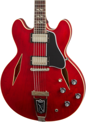 Guitare électrique 1/2 caisse Gibson Custom Shop 1964 Trini Lopez Standard Reissue - Vos sixties cherry